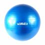 Bola Suiça 65Cm Azul Anti Estouro + Mini Inflador Pilates Yoga Treino Exercício Academia Liveup Imagem de Bola Suiça 65Cm Azul Anti Estouro + Mini Inflador Pilates Yoga Treino Exercício Academia Liveup
