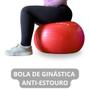 Imagem de Bola Suica Premium Anti Estouro 45cm Vermelha + Mini Bomba  Liveup Sports 