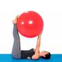 Imagem de Bola Vermelha Suíça de Pilates Yoga Fisioterapia Academia 55cm