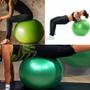 Imagem de Bola Yoga Pilates Fitness Suíça 60 cm Verde com Bomba CBRN16174