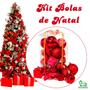 Imagem de Bolas de Natal 26Un Decoradas Mista Estrela Cadente Presente