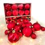 Imagem de Bolas de Natal Kit 36 Un Enfeite Misto Glitter Decoração