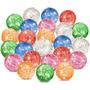 Imagem de Bolas de Pular Hxezoc com Glitter (32mm) - Pacote com 24 Unidades (6 Cores)