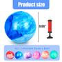 Imagem de Bolas Infláveis Bouncy Balls FUTUREPLUSX - Pacote com 6 Unidades e Bomba