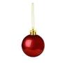 Imagem de Bolas Para Árvore de Natal Vermelha e Dourada Kit c/ 9 Bolas