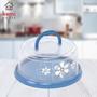 Imagem de Boleira com Alça e Rosca Grande Decorada Azul