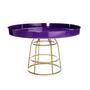 Imagem de Boleira Com Suporte de Metal Com Base Roxo - D'Rossi