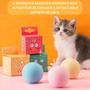 Imagem de Bolinha Bola Eletrônica Com Som E Catnip Erva Natural Gato