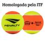Imagem de Bolinha de Beach Tennis Penalty Kit com 3 Profissional Tênis