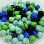 Imagem de Bolinha de Gude Vidro Berlinde Fubeca Esfera Colorida Cores Vibrantes 100un