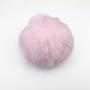 Imagem de Bolinha Pelúcia Pompom 8cm Rosa Bebê com Elástico em Poliéster - unidade