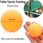 Imagem de Bolinhas Bolas Ping Pong/tenis De Mesa Kit 6 Unidades 6-pc