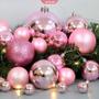 Imagem de Bolinhas Natalinas Tubo Com 24 Bolas de Natal Enfeites De Natal Decoração 3cm