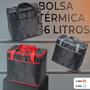 Imagem de Bolsa 36l Térmica Grande Reforçada Conserva Alimento Bebida