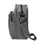 Imagem de Bolsa Bag Pequena Masculino Couro Tiracolo Transversal Ombro Resistente Lateral Preto Reforçado Moderna Presente Barata