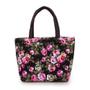 Imagem de Bolsa Balde de Lona com Estampa Floral - Bolsa de Compras Durável para Mulheres