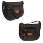 Imagem de Bolsa bolsinha Feminina Pequena Tiracolo alça Transversal regulável Nylon impermeável shoulder bag casual passeio trabalho dia a dia porta celular