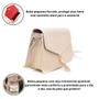 Imagem de Bolsa Bolsinha Pequena Cluch Mini Bag Compacta Alça De Ombro Transversal