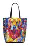 Imagem de Bolsa Cachorro Golden Retriever Dog Sacola Ecobag