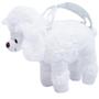 Imagem de Bolsa Cachorro Poodle Branco 23X23cm - Pelúcia