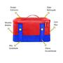 Imagem de Bolsa Case Maleta para Transporte Comptatível Nintendo Switch e Oled Super Mario