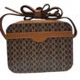 Imagem de Bolsa Classe Marrom Canvas Com Detalhe Caramelo
