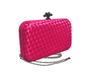 Imagem de Bolsa Clutch Cetim Pink Festa Casamentos Madrinhas Eventos