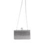 Imagem de Bolsa Clutch Feminina Strass Zariff Prata