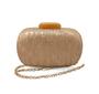 Imagem de Bolsa Clutch Festa Oval Acrílico Casamentos Madrinhas