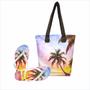 Imagem de Bolsa Com Chinelo Feminino Beach Magicc Bolsa