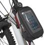 Imagem de Bolsa com Porta Cel para Bicicleta Capacidade de 0,6L Impermeável com Touch Atrio - BI022