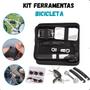 Imagem de Bolsa compacta para bike com kit multifuncional.