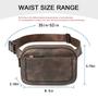 Imagem de Bolsa de Cinto Fanny Pack CLUCI Feminina - Material Vegano Preta