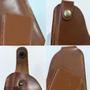 Imagem de Bolsa de Cintura Masculina em Couro PU - Porta Celular com Cadeia