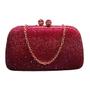 Imagem de Bolsa de Festa Clutch com Strass Brilho Luxo