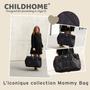 Imagem de Bolsa de fraldas Childhome The Original Mommy Bag Buffered Black