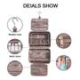 Imagem de Bolsa de higiene pessoal CLUCI Hanging Travel Organizer preta