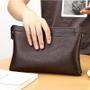 Imagem de Bolsa de Mão Masculina de Couro PU - Carteira Casual de Viagem com Bolso