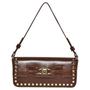 Imagem de Bolsa de Ombro Via Marte Baguete Com Alça Fixa e Spikes B1-125