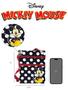 Imagem de Bolsa de passaporte Disney Mickey Mouse Print Travel Black