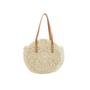 Imagem de Bolsa De Praia Feminina Tote Em Palha Com Alças De Material Sintético  