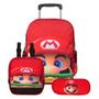 Imagem de Bolsa de Rodinha Infantil com Lancheira Super Mario Toys 2U