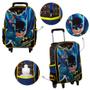 Imagem de Bolsa de Rodinha Infantil Preta Batman e Acessórios Toys 2U