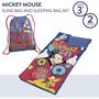 Imagem de Bolsa de transporte Slumber Set com tapete de soneca Disney Mickey Mouse Blue