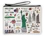 Imagem de Bolsa de Viagem de Maquiagem com Zíper - Lembrança de Nova York - Para Meninas e Mulheres
