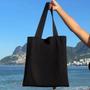 Imagem de Bolsa Ecobag  100% algodão Estampa Black Vivant cat