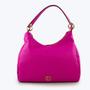 Imagem de Bolsa em couro dumond grande - pink, preto e marrom