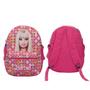 Imagem de Bolsa Escolar Feminina Barbie Costas Resistente Cor Rosa