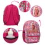 Imagem de Bolsa Escolar Menina Barbie FIlme Reforçada Costas Aulas