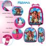 Imagem de Bolsa Escolar Menina Estampa Moana de Rodinhas Resistente